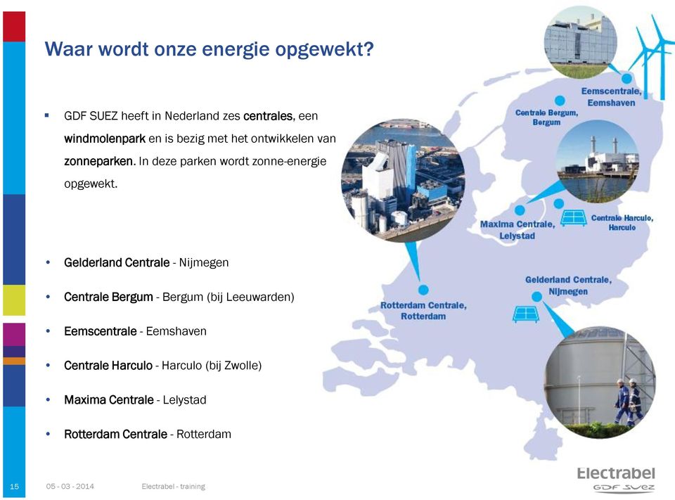 zonneparken. In deze parken wordt zonne-energie opgewekt.