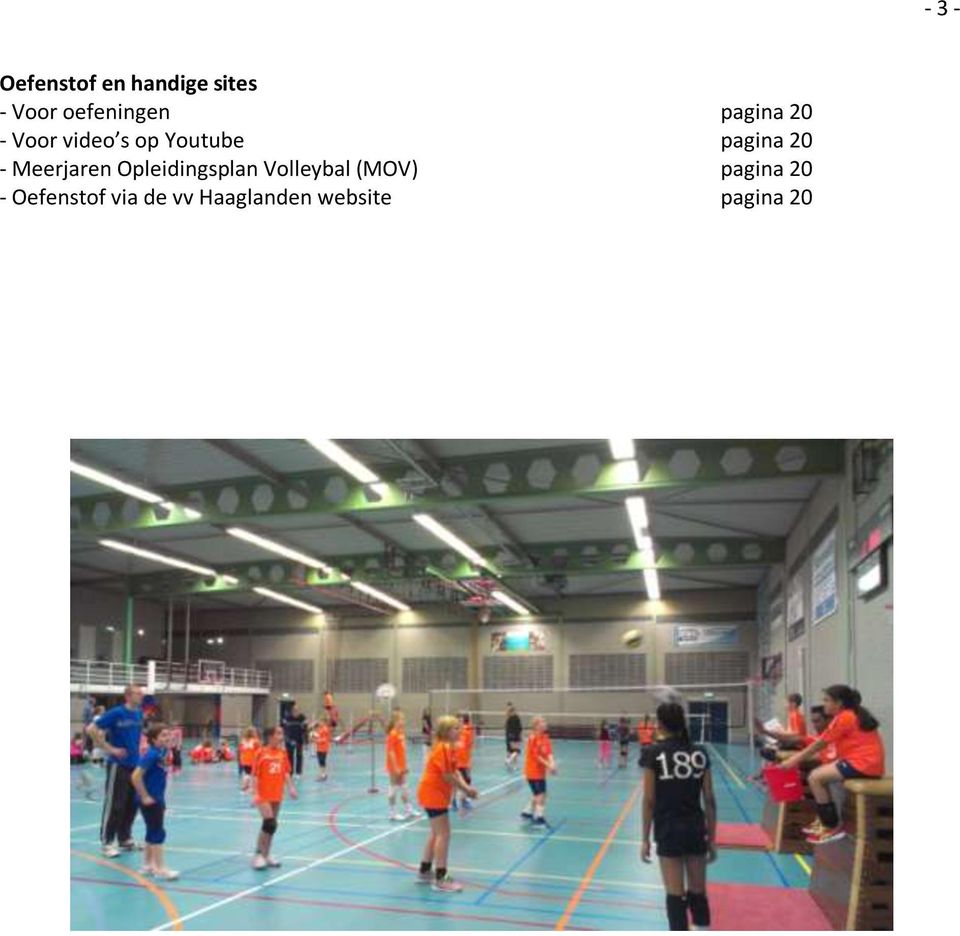 Meerjaren Opleidingsplan Volleybal (MOV) pagina