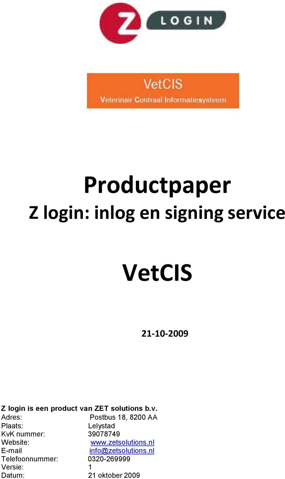 n ZET solutions b.v.