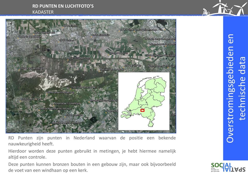 Hierdoor worden deze punten gebruikt in metingen, je hebt hiermee namelijk altijd een