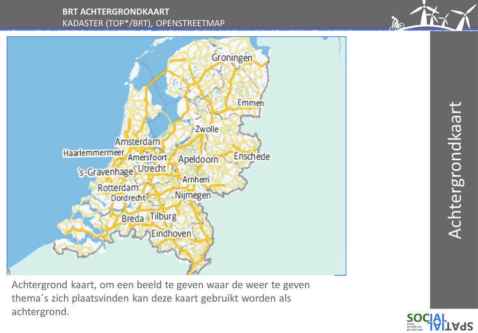 beeld te geven waar de weer te geven thema s zich