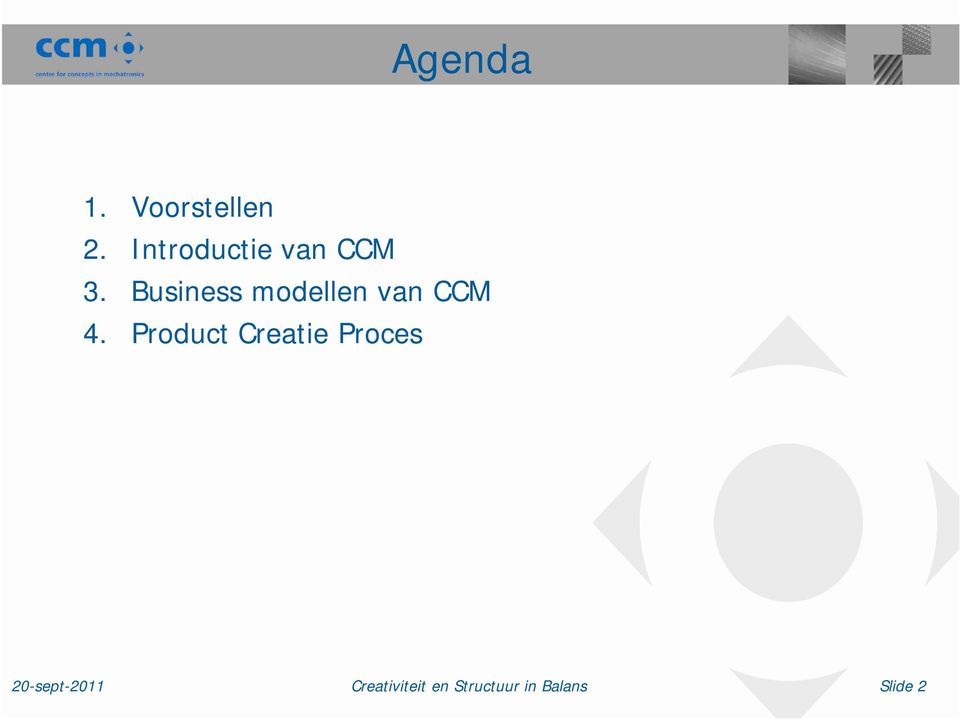 Business modellen van CCM