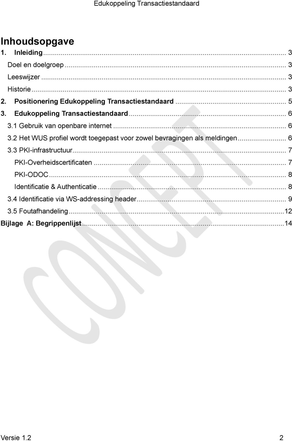 .. 6 3.2 Het WUS profiel wordt toegepast voor zowel bevragingen als meldingen... 6 3.3 PKI-infrastructuur.