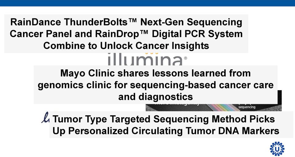learned from genomics clinic for sequencing-based cancer care and diagnostics
