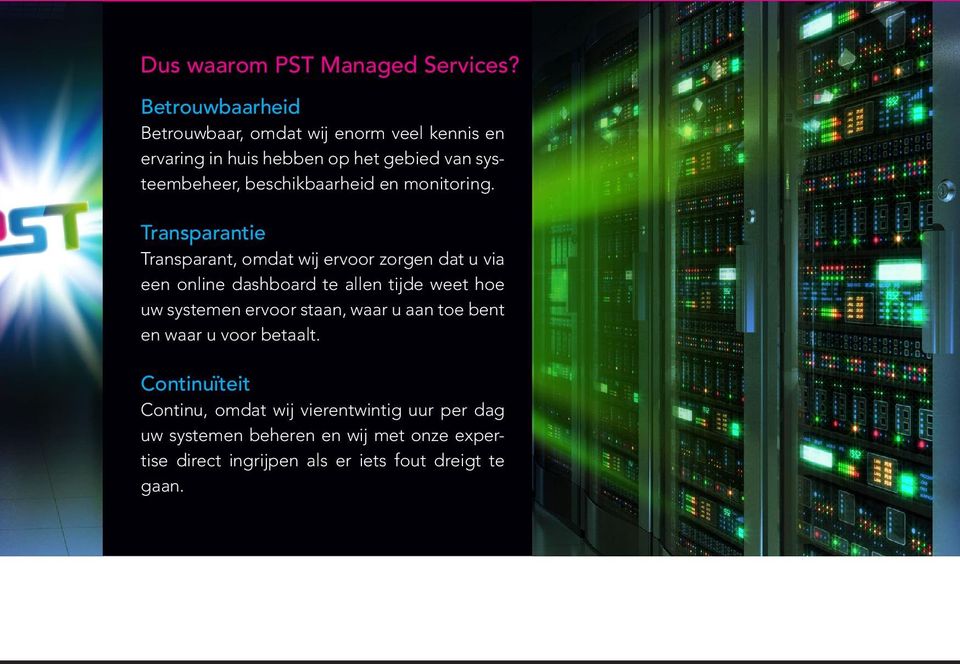 beschikbaarheid en monitoring.