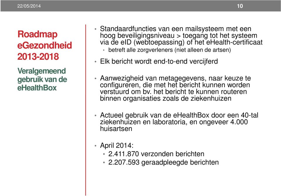 metagegevens, naar keuze te configureren, die met het bericht kunnen worden verstuurd om bv.