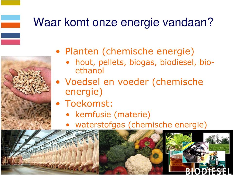biodiesel, bioethanol Voedsel en voeder (chemische