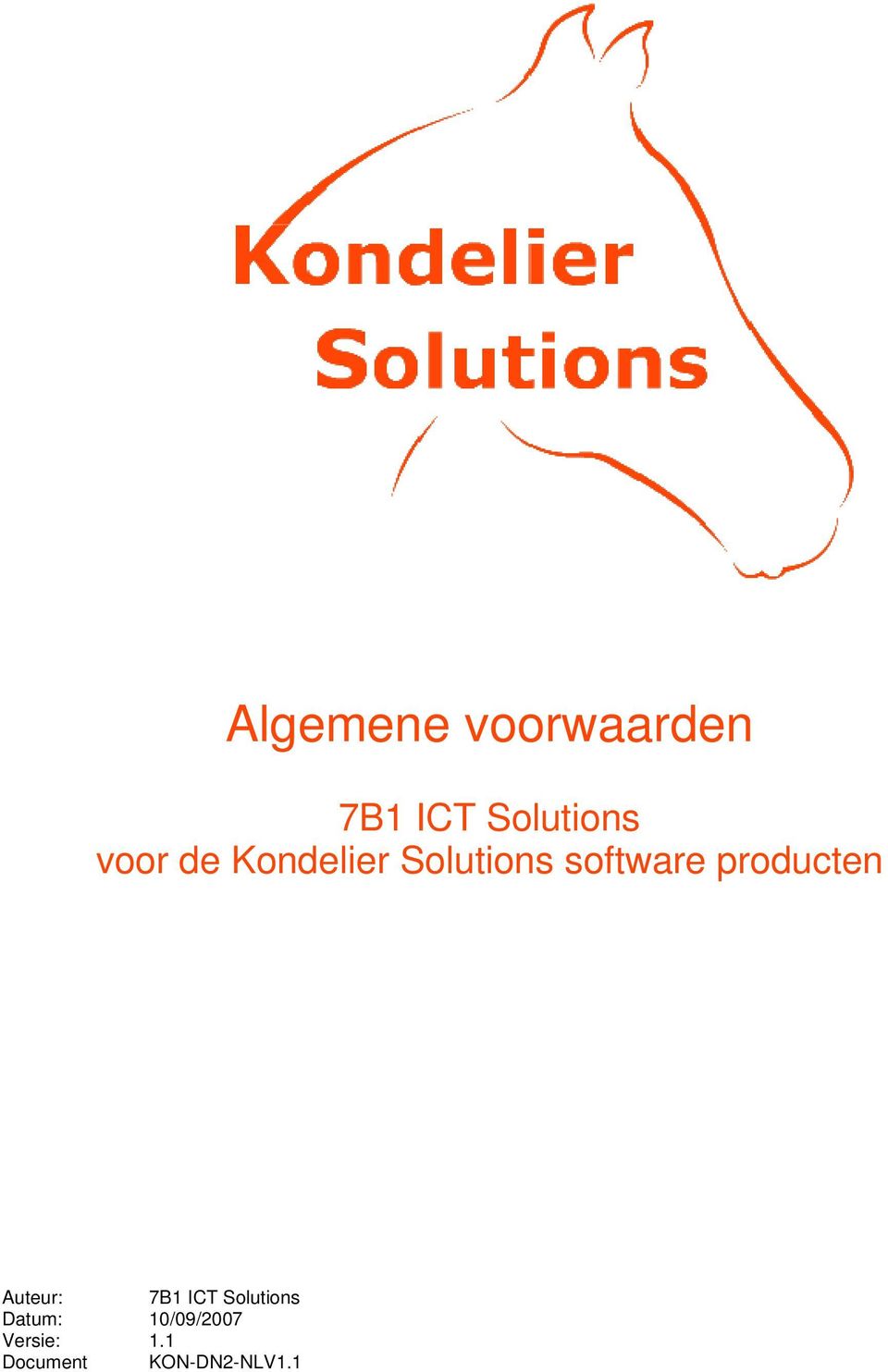 Auteur: 7B1 ICT Solutions Datum: