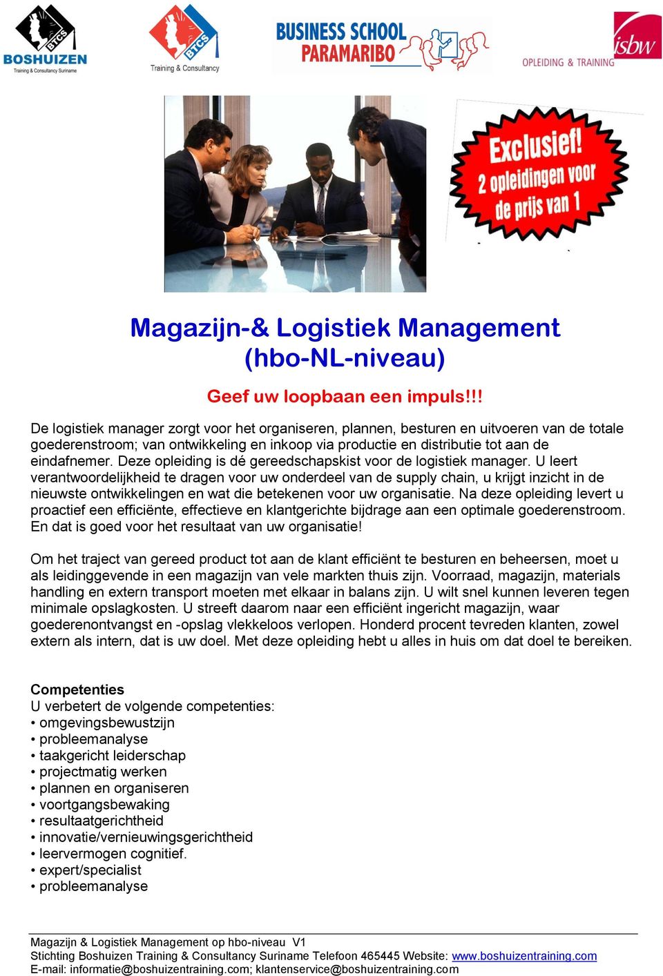 Deze opleiding is dé gereedschapskist voor de logistiek manager.