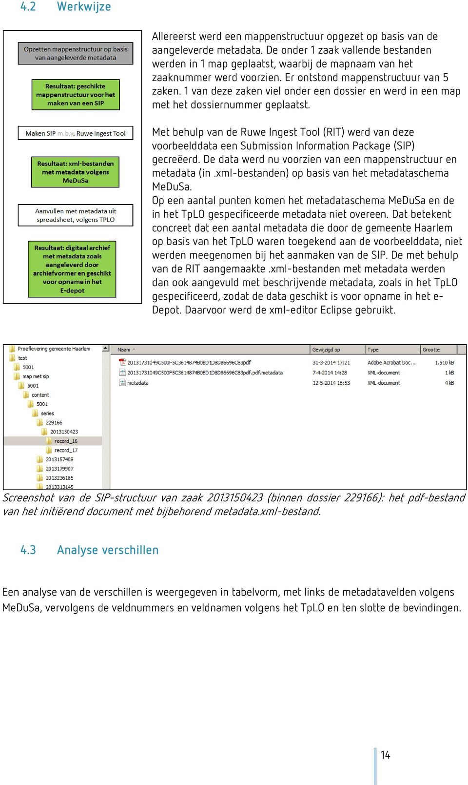 1 van deze zaken viel onder een dossier en werd in een map met het dossiernummer geplaatst.