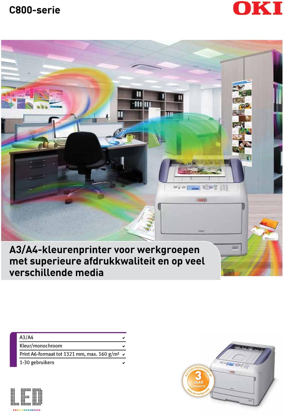 verschillende media A3/A4 a Kleur/monochroom a Print A6-formaat