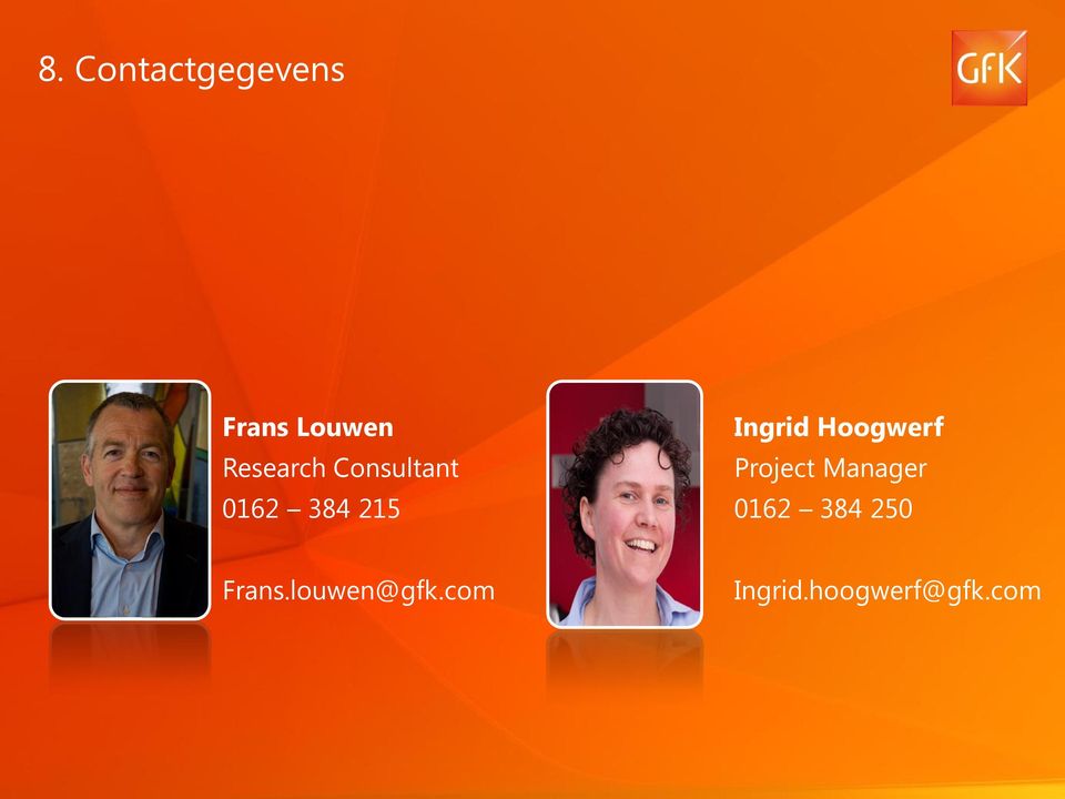 Project Manager 0162 384 2 Frans.louwen@gfk.