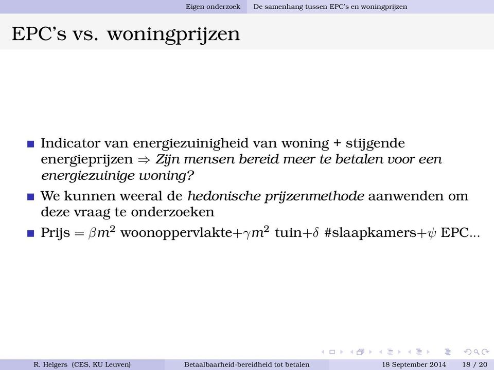 betalen voor een energiezuinige woning?