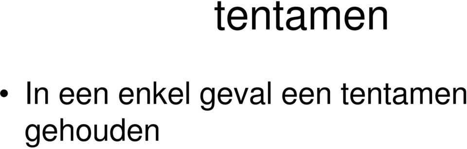 geval een