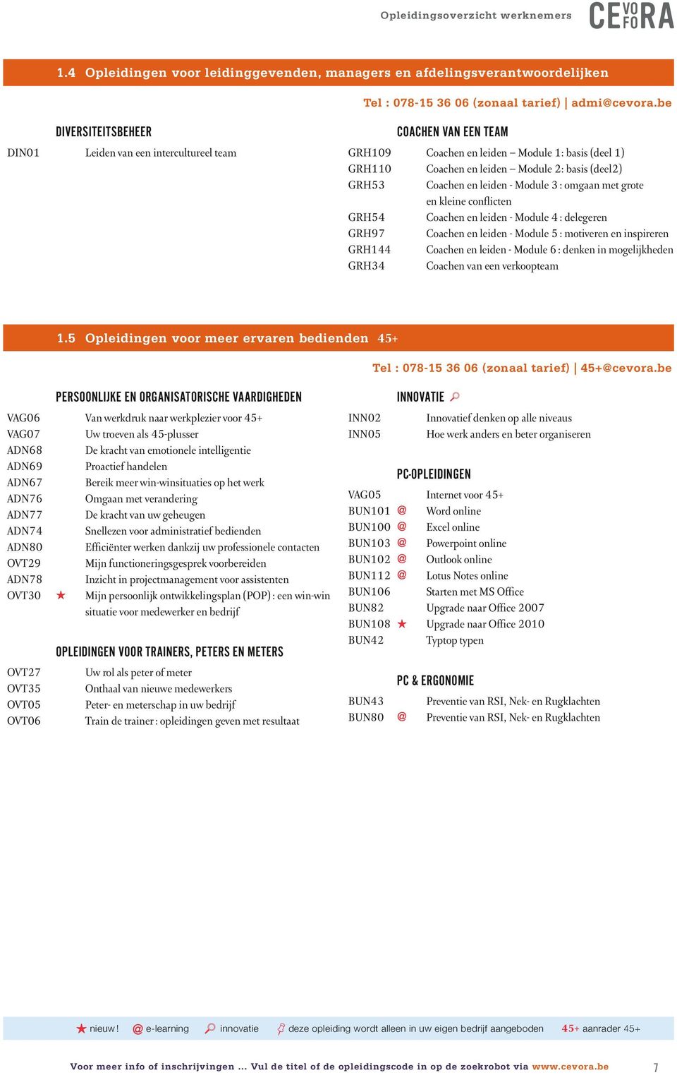 leiden - Module 3 : omgaan met grote en kleine conflicten GRH54 Coachen en leiden - Module 4 : delegeren GRH97 Coachen en leiden - Module 5 : motiveren en inspireren GRH144 Coachen en leiden - Module