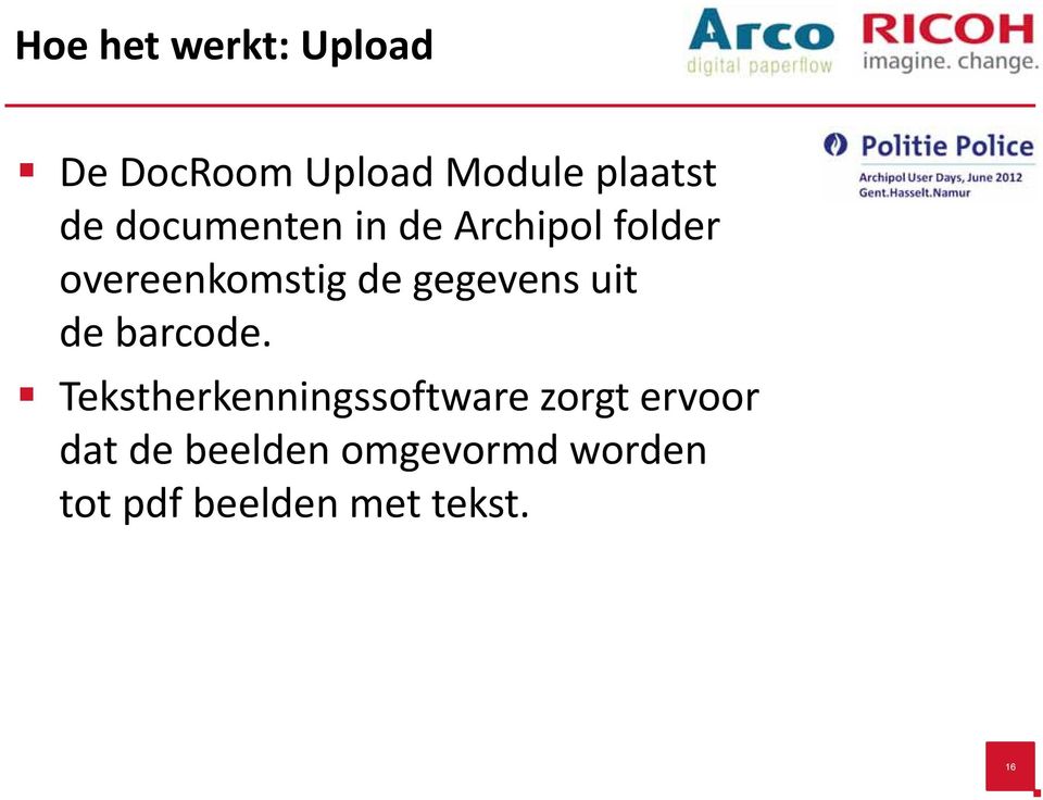 gegevens uit de barcode.