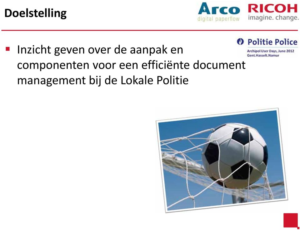 voor een efficiënte document