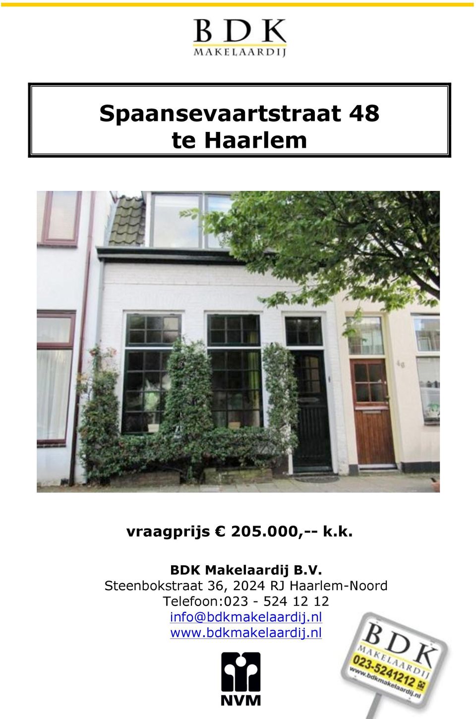 Steenbokstraat 36, 2024 RJ Haarlem-Noord