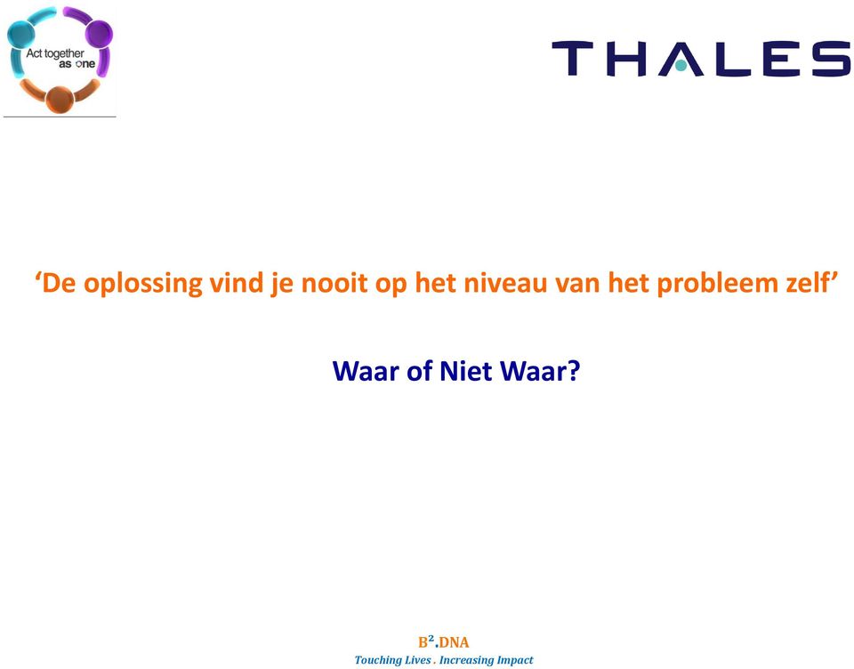 van het probleem