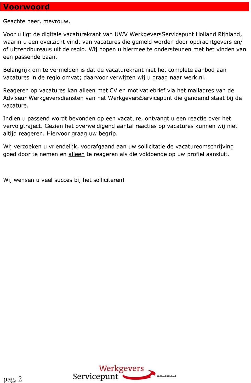 September Vacaturekrant Uwv Werkbedrijf Werkgeversservicepunt Lange Gracht Nh Leiden Pdf Free Download