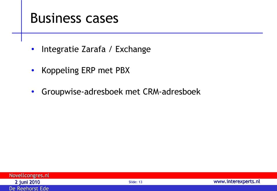 ERP met PBX