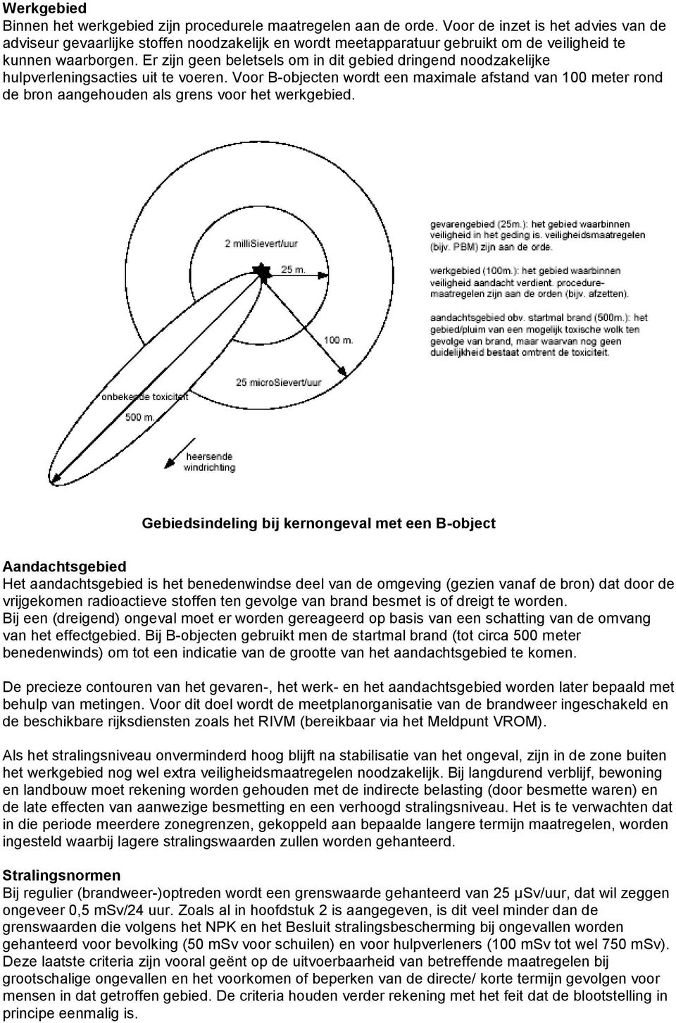 Er zijn geen beletsels om in dit gebied dringend noodzakelijke hulpverleningsacties uit te voeren.