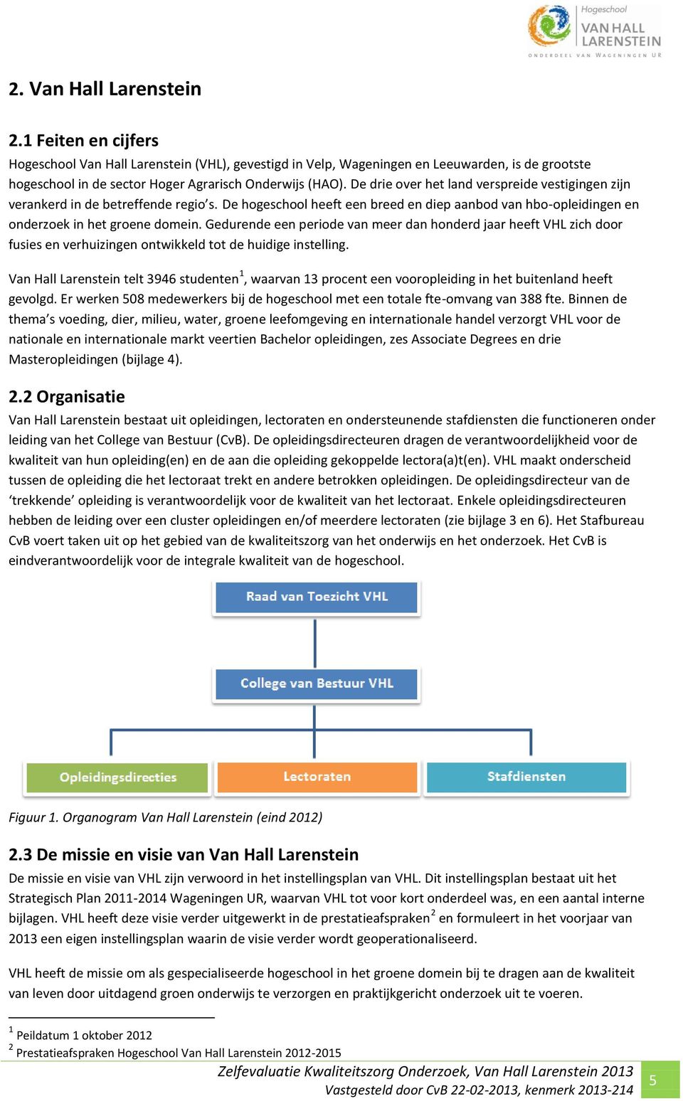 Gedurende een periode van meer dan honderd jaar heeft VHL zich door fusies en verhuizingen ontwikkeld tot de huidige instelling.