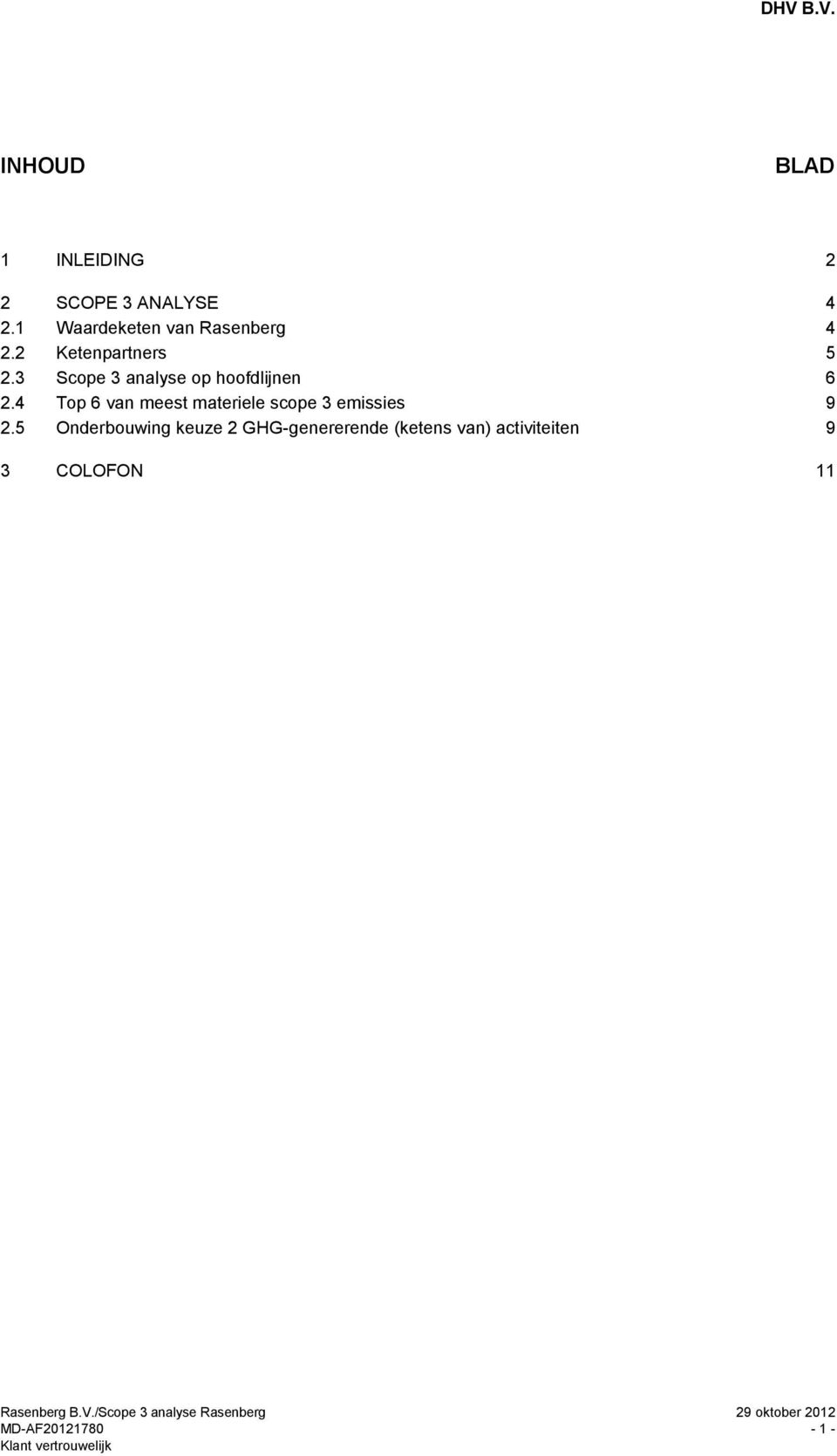 3 Scope 3 analyse op hoofdlijnen 6 2.