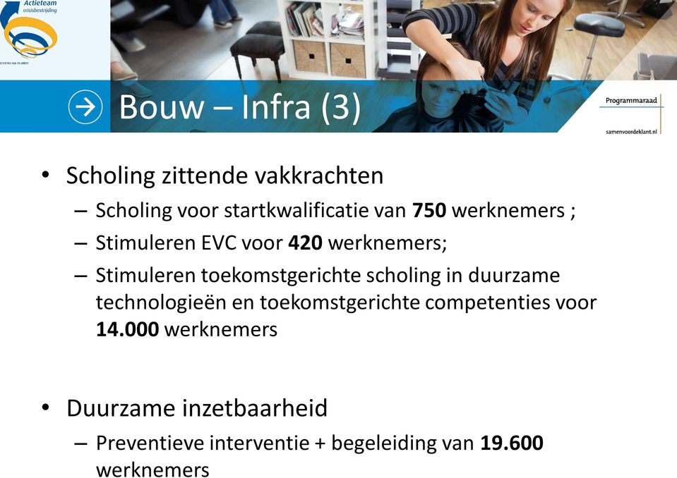 scholing in duurzame technologieën en toekomstgerichte competenties voor 14.