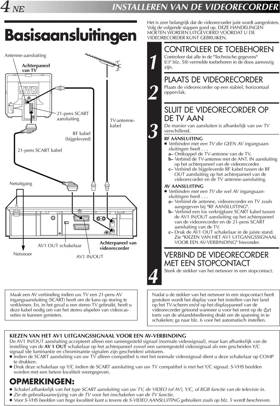 En, in het geval u een stereo TV gebruikt, heeft u deze kabel nodig om van het stereo afspelen van videocassettes te kunnen genieten.