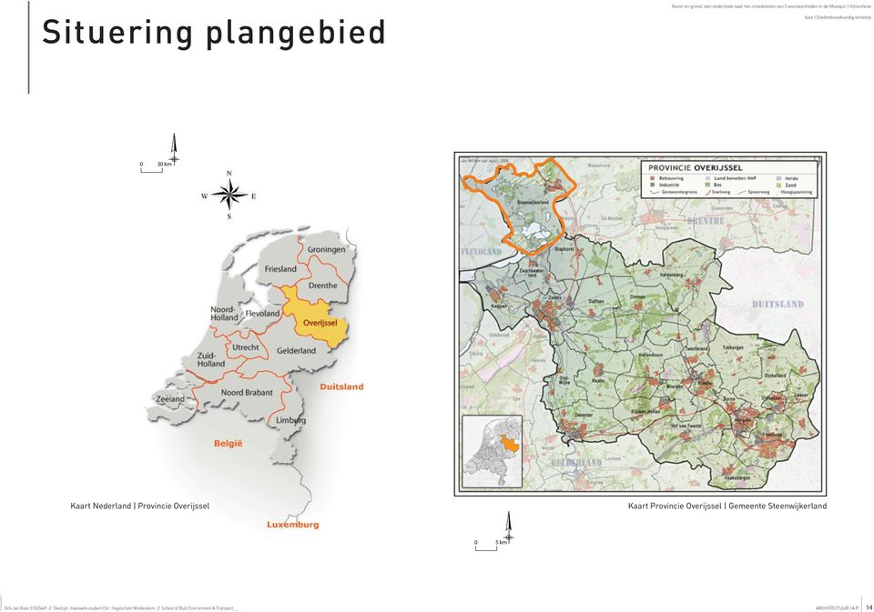 Stedenbouwkundig ontwerp 0 30 km Kaart Nederland Provincie