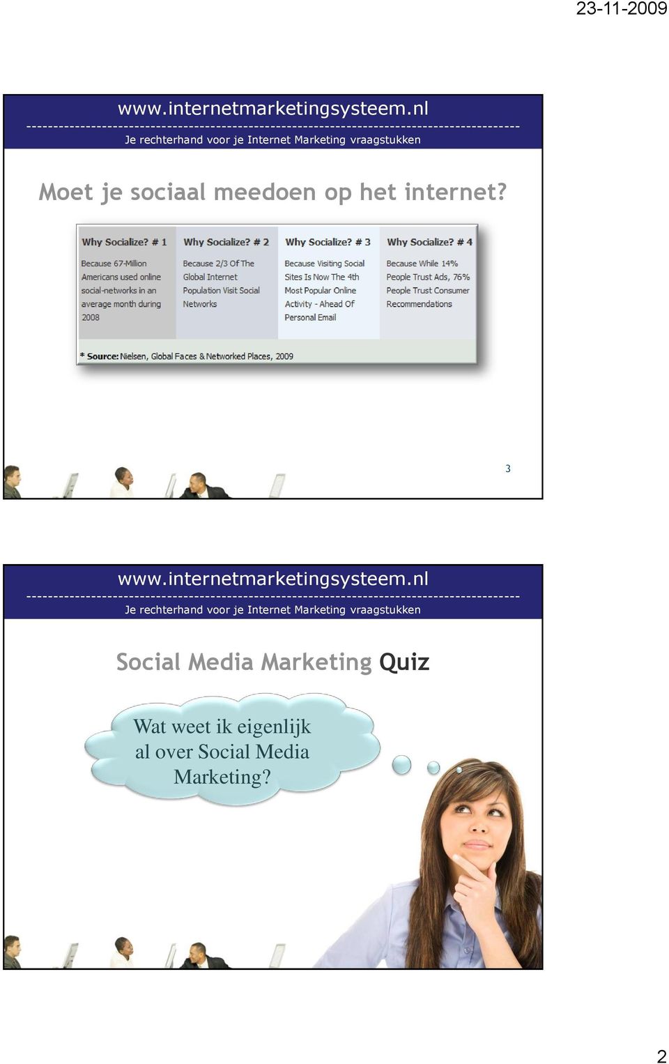 3 Social Media Marketing Quiz