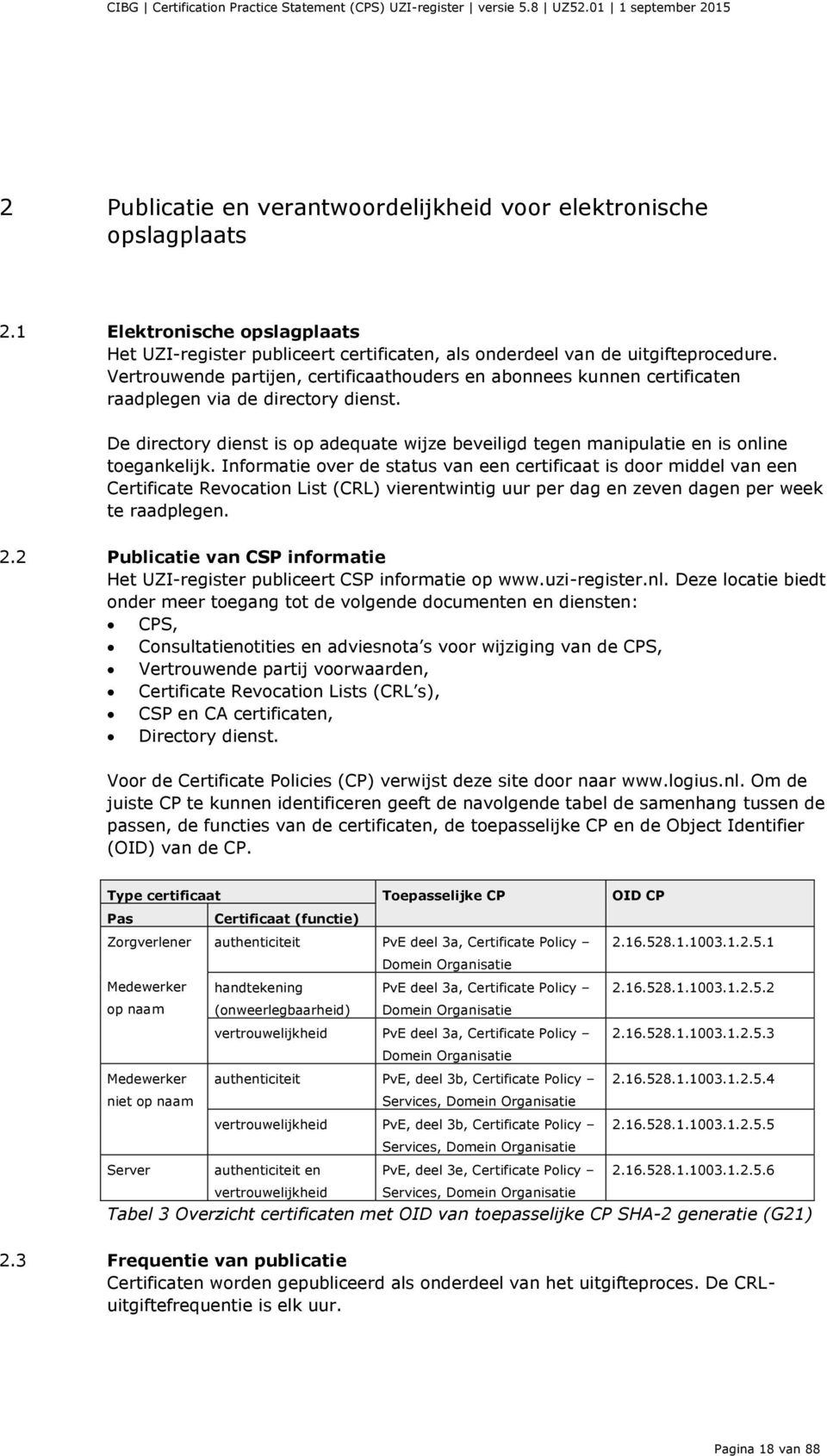 De directory dienst is op adequate wijze beveiligd tegen manipulatie en is online toegankelijk.