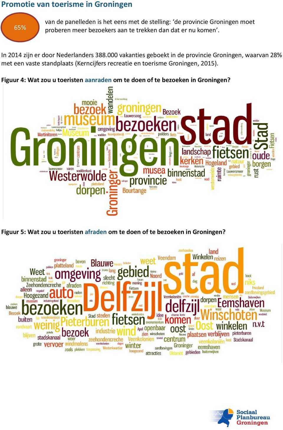 000 vakanties geboekt in de provincie Groningen, waarvan 28% met een vaste standplaats (Kerncijfers recreatie en toerisme