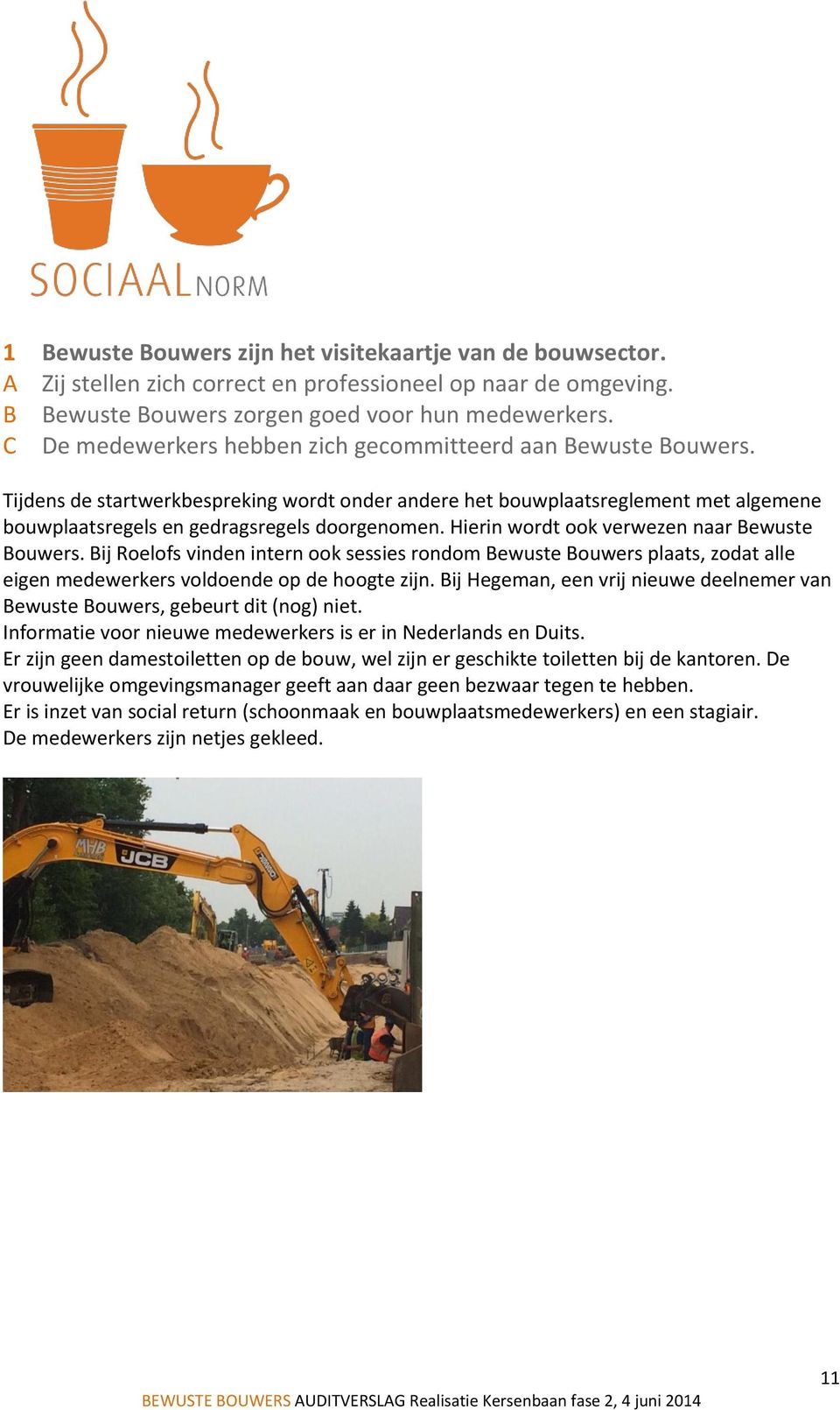 Hierin wordt ook verwezen naar Bewuste Bouwers. Bij Roelofs vinden intern ook sessies rondom Bewuste Bouwers plaats, zodat alle eigen medewerkers voldoende op de hoogte zijn.