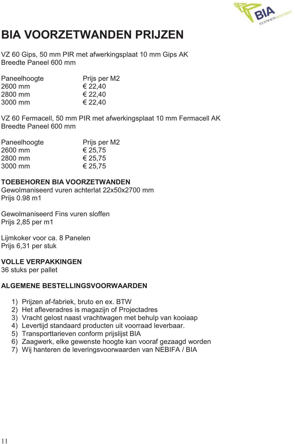 mm Prijs 0.98 m1 Gewolmaniseerd Fins vuren sloffen Prijs 2,85 per m1 Lijmkoker voor ca.
