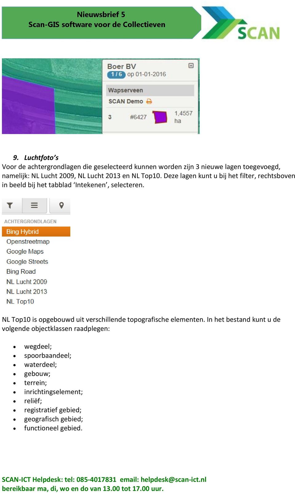 NL Top10 is opgebouwd uit verschillende topografische elementen.