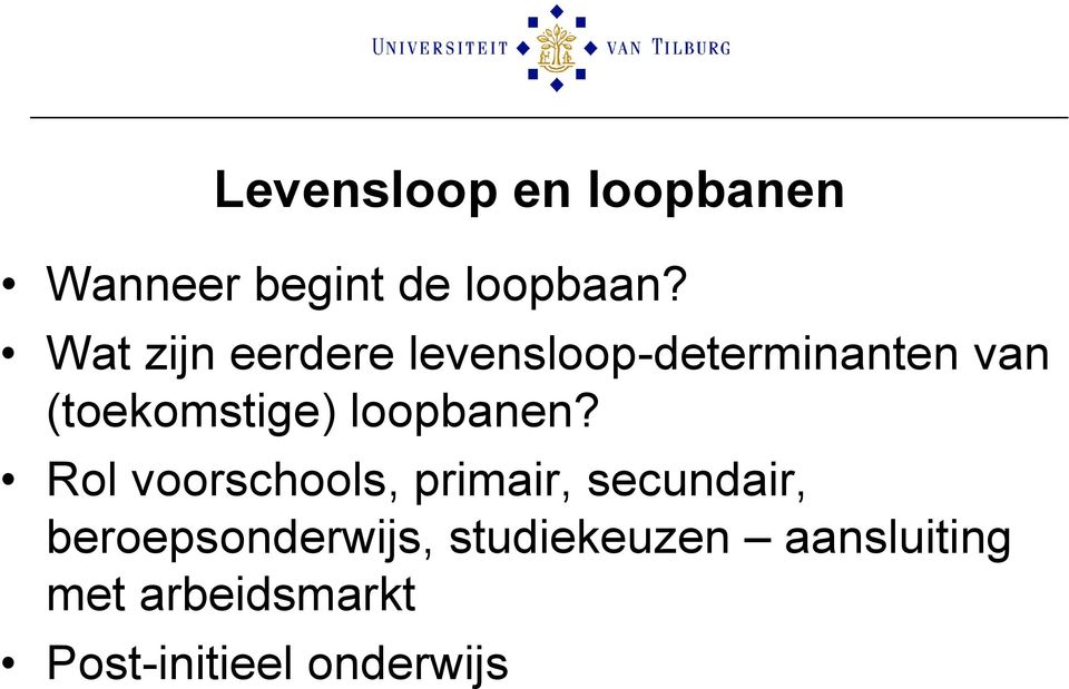 loopbanen?