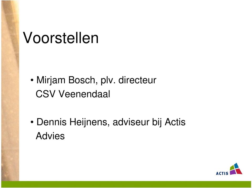 directeur CSV Veenendaal