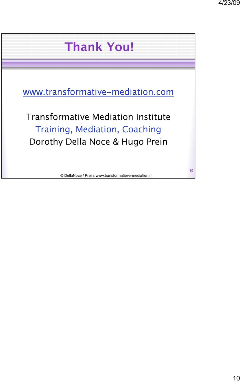 com Transformative Mediation