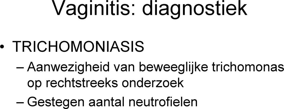 beweeglijke trichomonas op