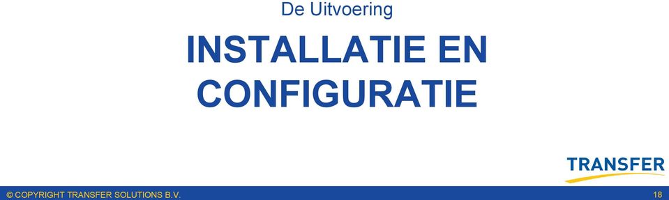 CONFIGURATIE