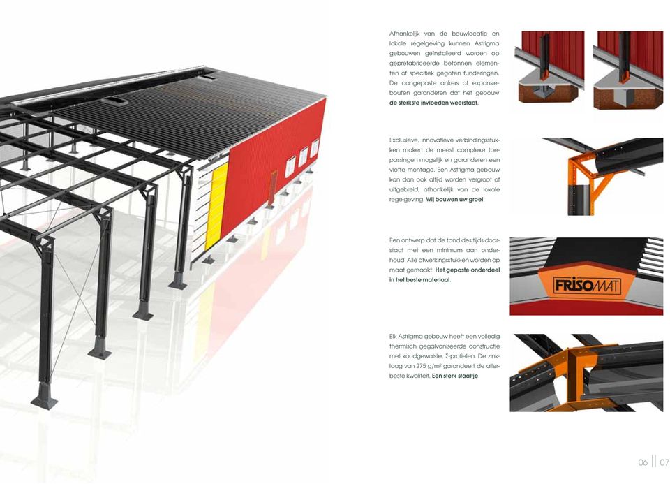 Exclusieve, innovatieve verbindingsstukken maken de meest complexe toepassingen mogelijk en garanderen een vlotte montage.