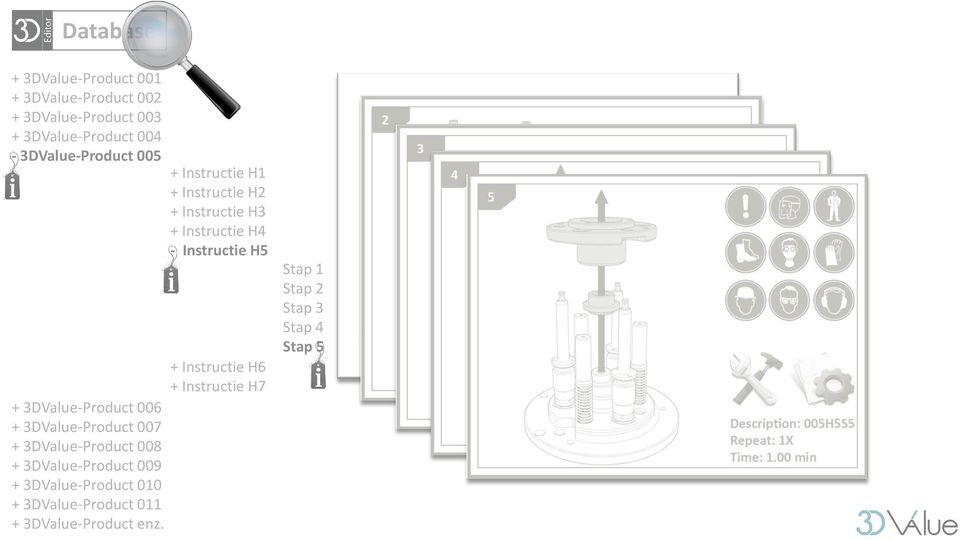 3DValue-Product 009 + 3DValue-Product 010 + 3DValue-Product 011 + 3DValue-Product enz.