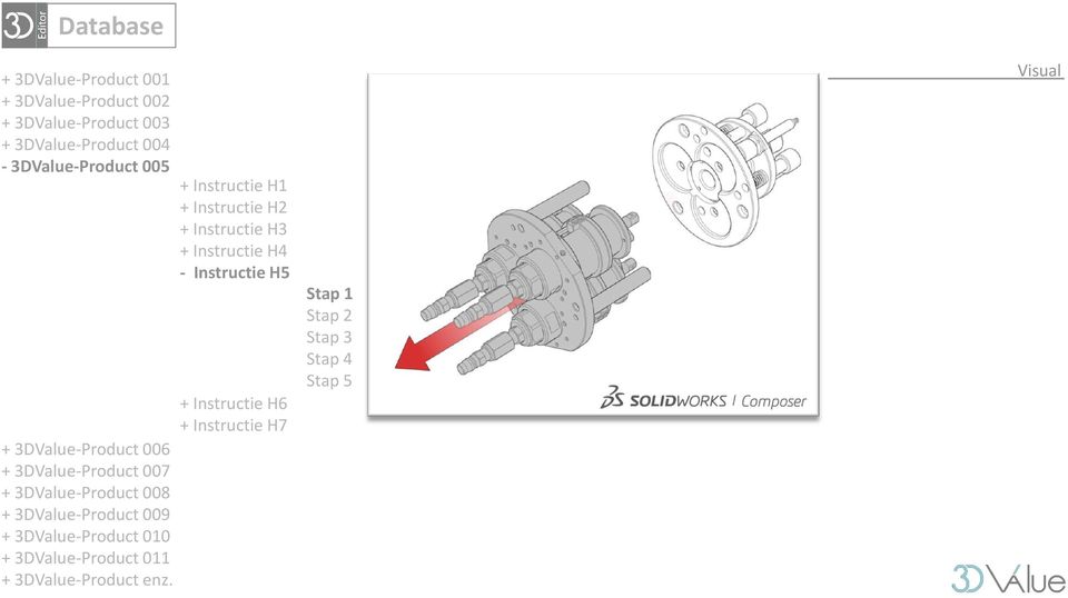 3DValue-Product 010 + 3DValue-Product 011 + 3DValue-Product enz.