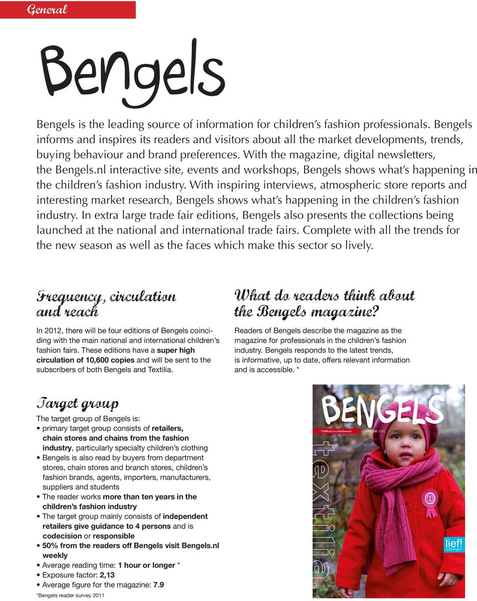 nl interactive site, events and workshops, Bengels shows what s happening in the children s fashion industry.