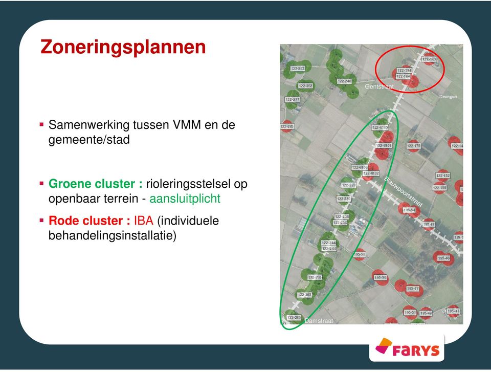 rioleringsstelsel op openbaar terrein -