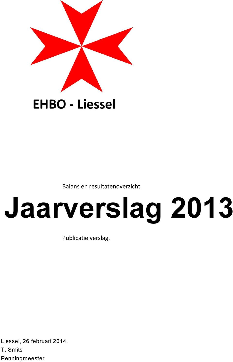 2013 Publicatie verslag.