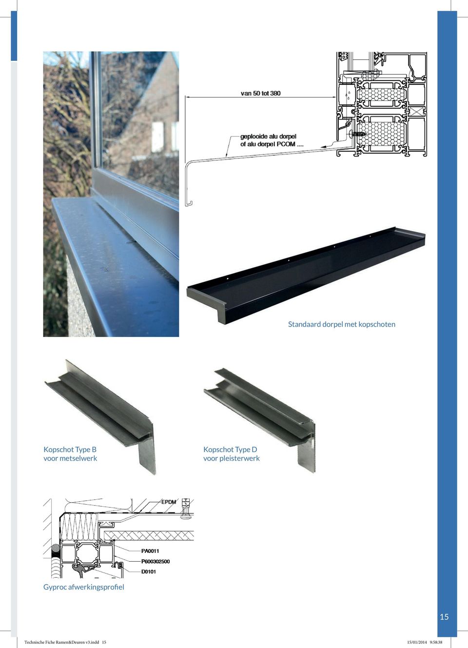 pleisterwerk Gyproc afwerkingsprofiel 15