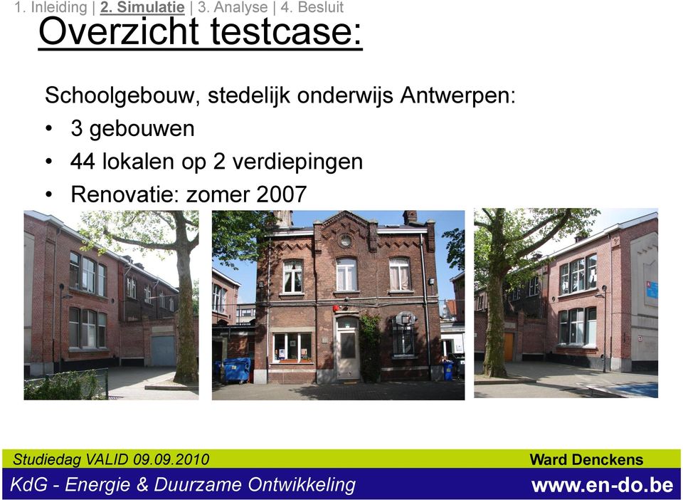 onderwijs Antwerpen: 3 gebouwen